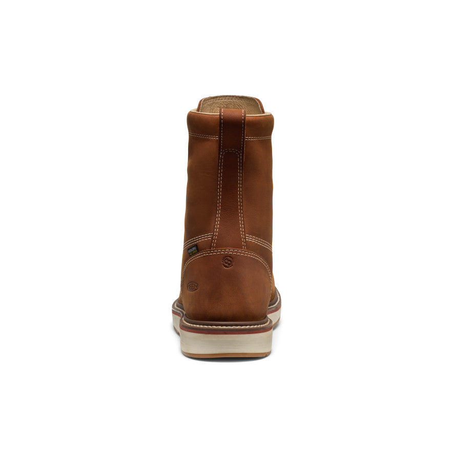 Men's Liberty 8" Waterproof Boot (Soft Toe) Leather Brown/Birch | Keen