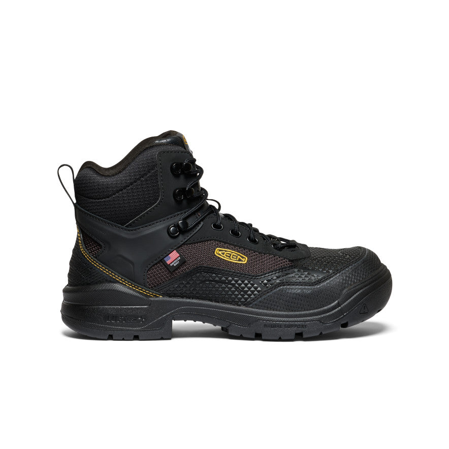 Men's Stronglite Waterproof Boot (Carbon Toe) Black/Black | Keen