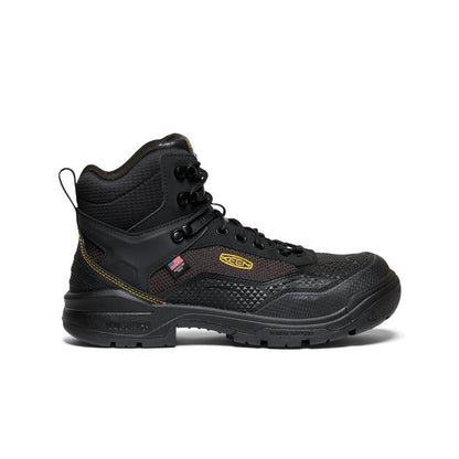 Men's Stronglite Waterproof Boot (Carbon Toe) Black/Black | Keen