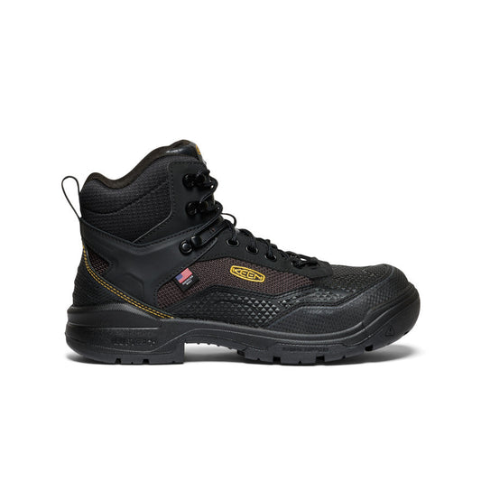 Men's Stronglite Waterproof Boot (Carbon Toe) Black/Black | Keen