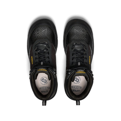 Men's Stronglite Waterproof Boot (Carbon Toe) Black/Black | Keen