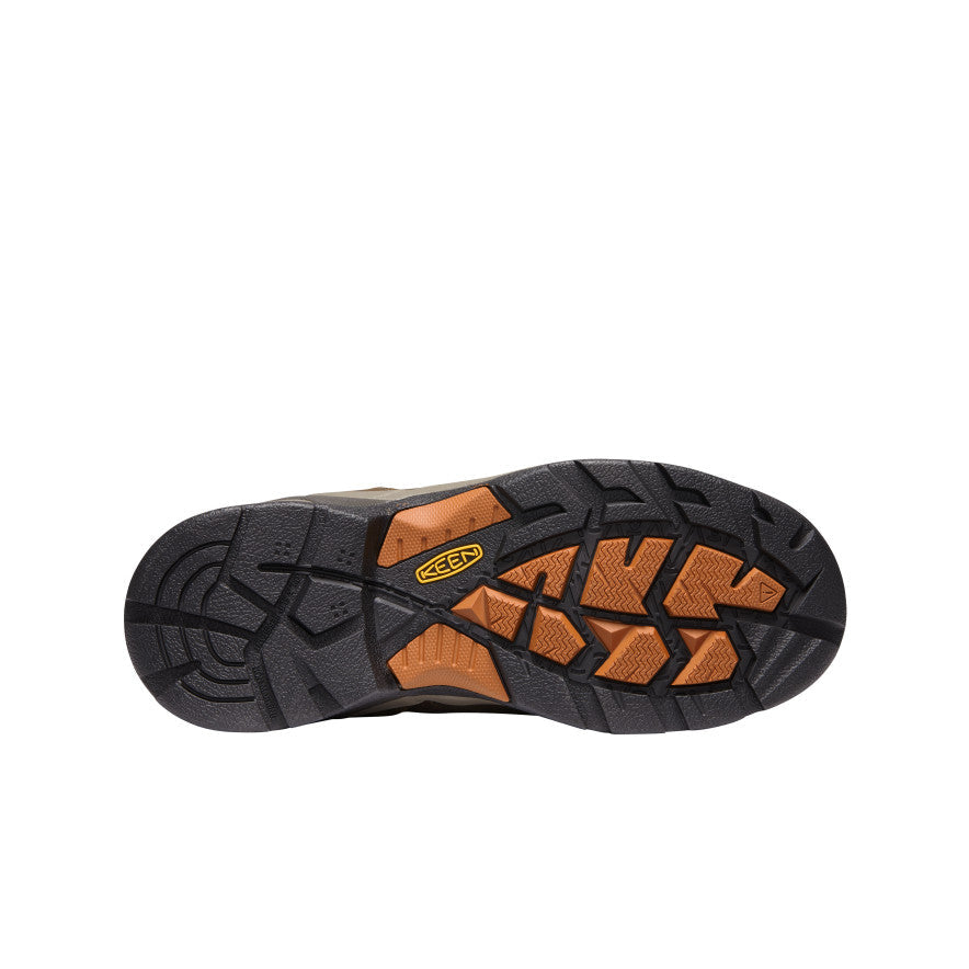 Men's Detroit XT Waterproof Boot (Soft Toe) Black Olive/Leather Brown | Keen