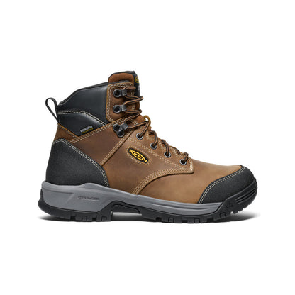Men's Evanston 6" Waterproof Boot (Soft Toe) Bison/Black | Keen