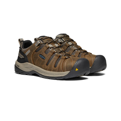 Men's Flint II Waterproof (Steel Toe) Cascade Brown/Orion Blue | Keen