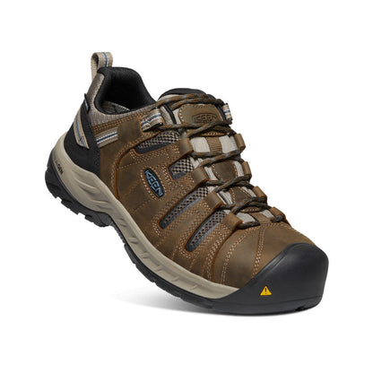 Men's Flint II Waterproof (Steel Toe) Cascade Brown/Orion Blue | Keen