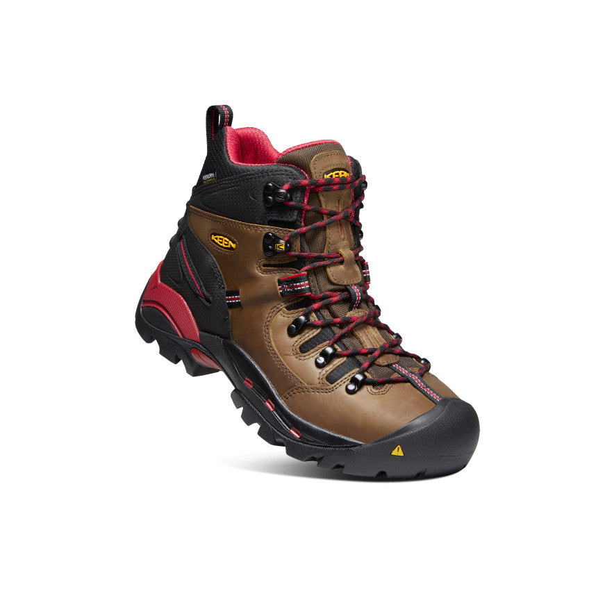 Men's Pittsburgh 6" Waterproof Boot (Steel Toe) Bison | Keen