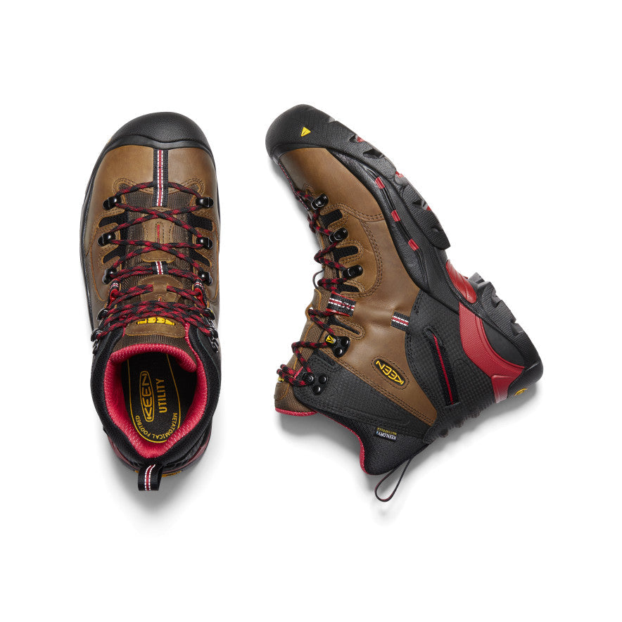 Men's Pittsburgh 6" Waterproof Boot (Steel Toe) Bison | Keen