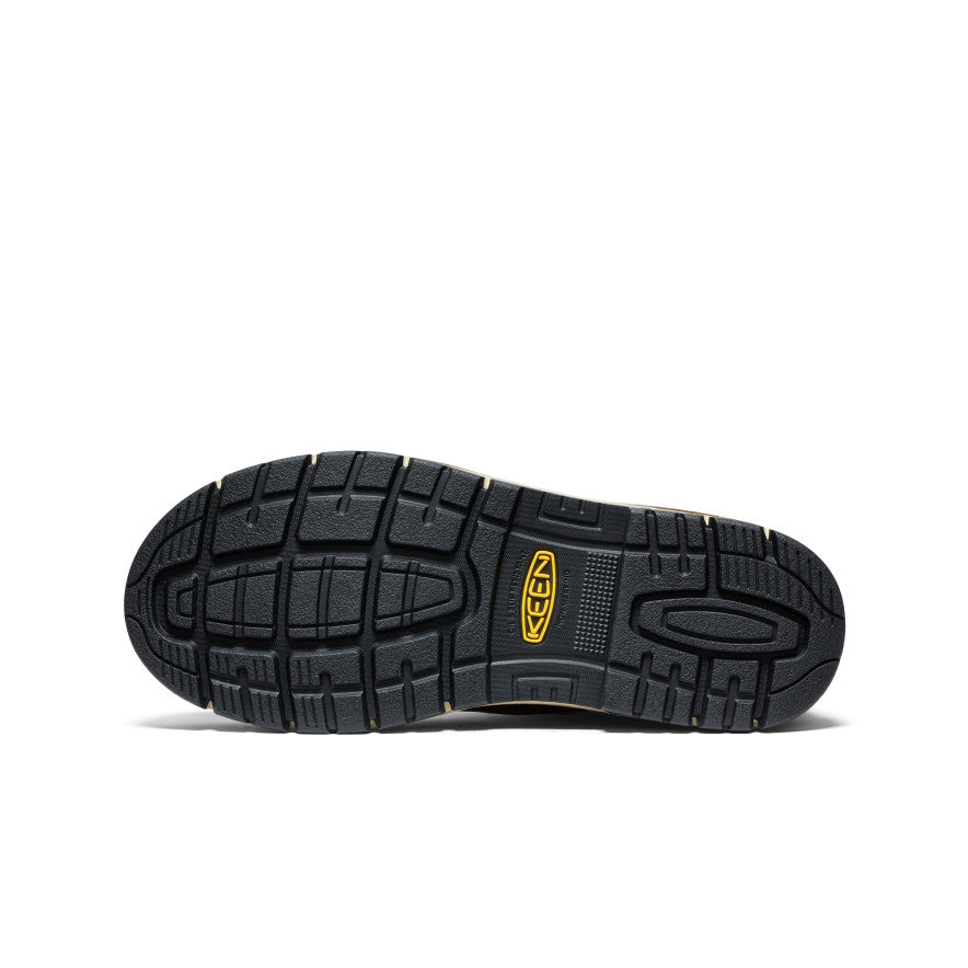 Men's San Jose 6" Waterproof 90° Heel Boot (Aluminum Toe) Bison/Black | Keen