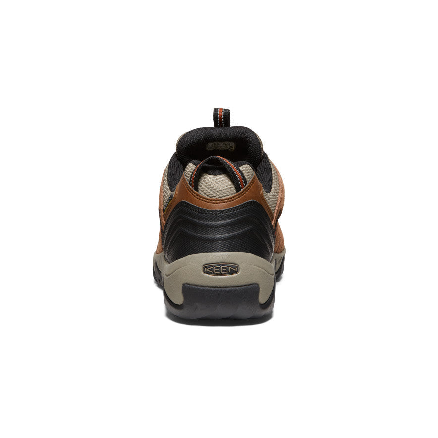Men's Headout Waterproof Hiking Shoe Bison/Fossil Orange | Keen