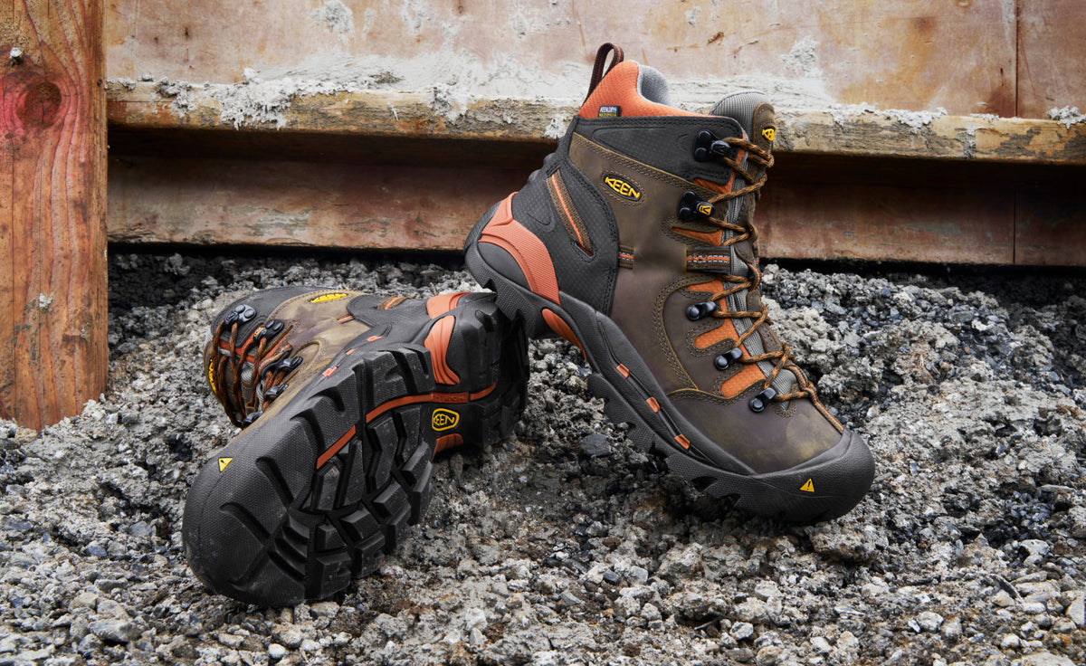 Men's Pittsburgh 6" Waterproof Boot (Soft Toe) Cascade Brown/Bombay Brown | Keen