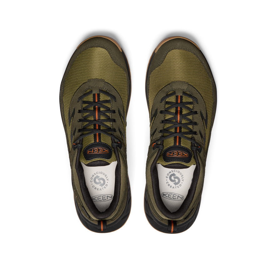 Men's Hightrail Waterproof Hiking Shoe Winter Moss/Gold Flame | Keen