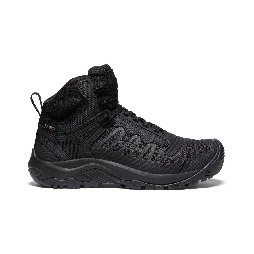 Men's Reno Waterproof Mid (Soft Toe) Black/Black | Keen