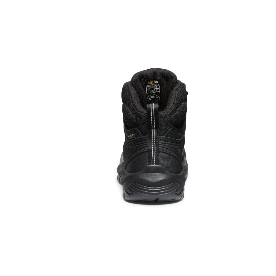 Men's Reno Waterproof Mid (Soft Toe) Black/Black | Keen