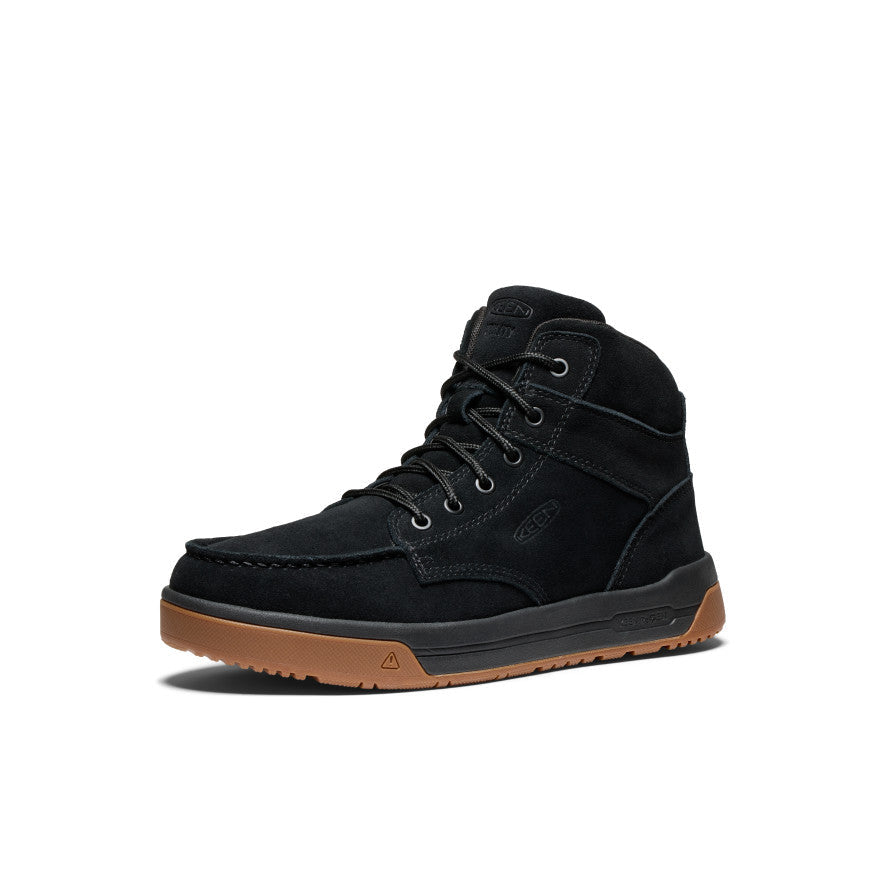 Men's Gibson Boot (Soft Toe) Black/Gum | Keen