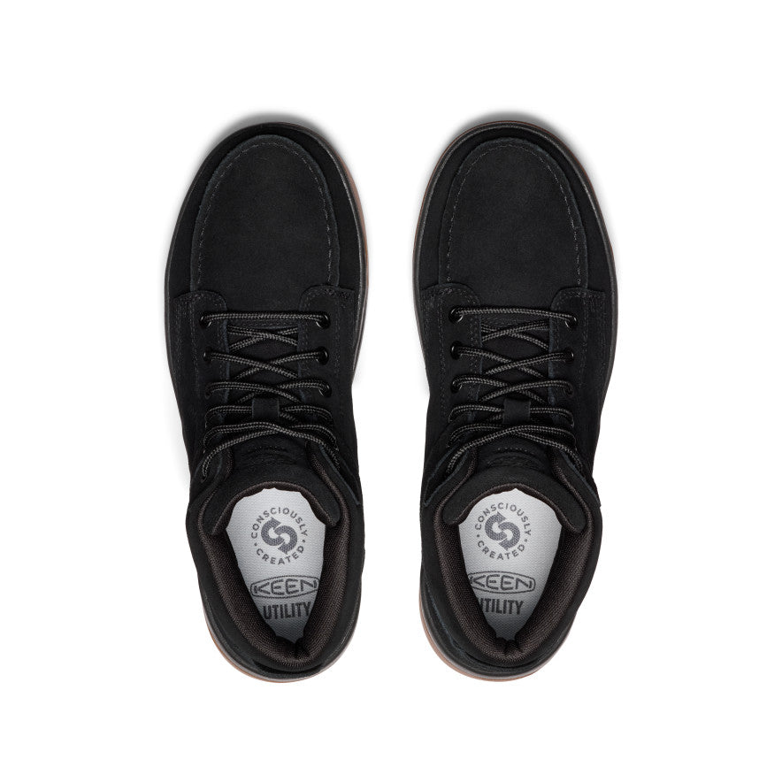 Men's Gibson Boot (Soft Toe) Black/Gum | Keen