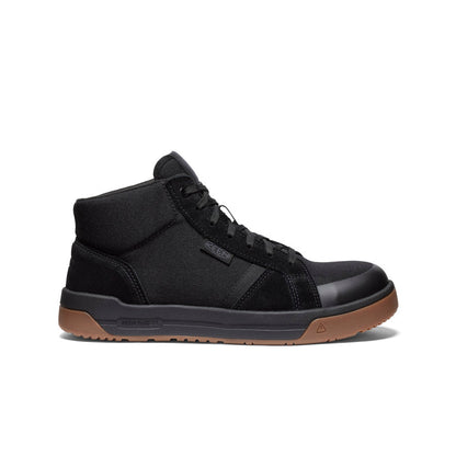 Men's Kenton Mid Work Shoe (Carbon Toe) Black/Gum | Keen
