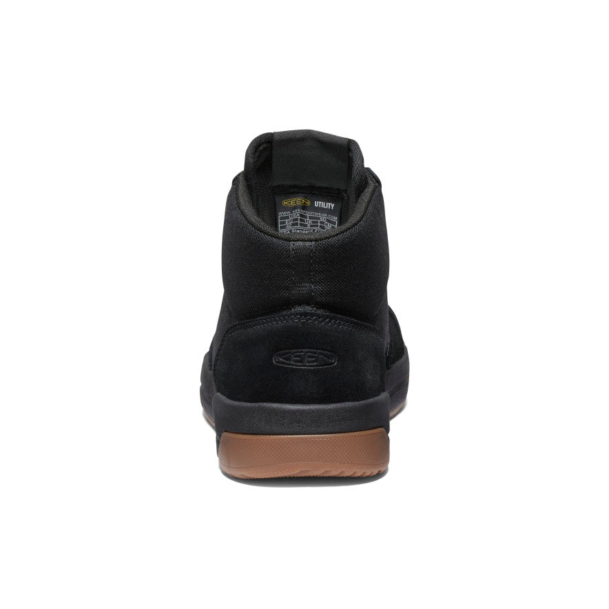 Men's Kenton Mid Work Shoe (Carbon Toe) Black/Gum | Keen