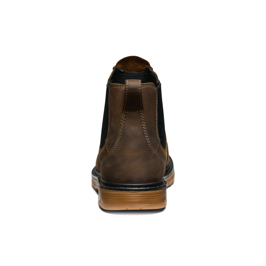 Men's San Jose Chelsea 90° Heel Boot (Aluminum Toe) Cascade Brown/Gum | Keen