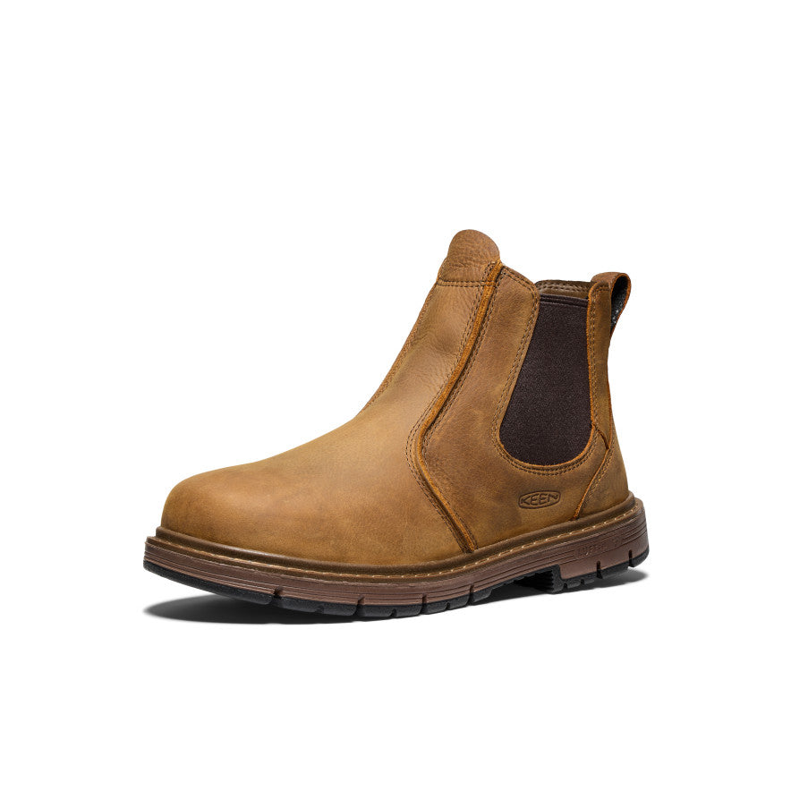 Men's San Jose Chelsea 90° Heel Boot (Soft Toe) Belgian/Gum | Keen
