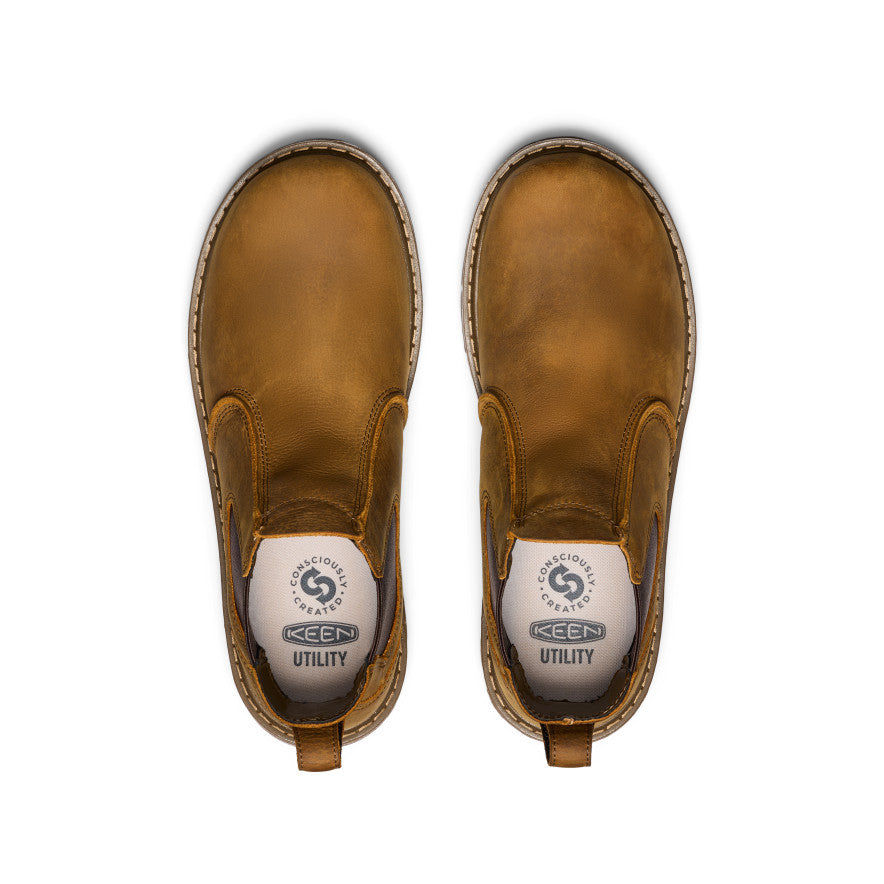 Men's San Jose Chelsea 90° Heel Boot (Soft Toe) Belgian/Gum | Keen
