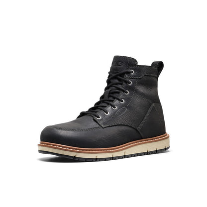 Men's San Jose 6" Boot (Aluminum Toe) Black/Caramel Cafe | Keen