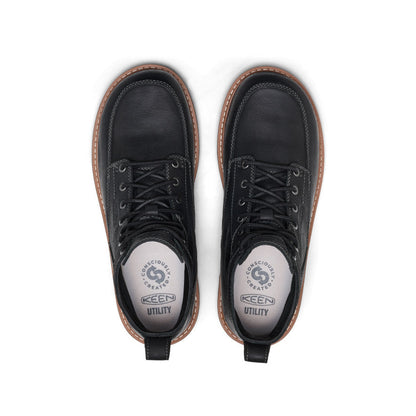 Men's San Jose 6" Boot (Aluminum Toe) Black/Caramel Cafe | Keen