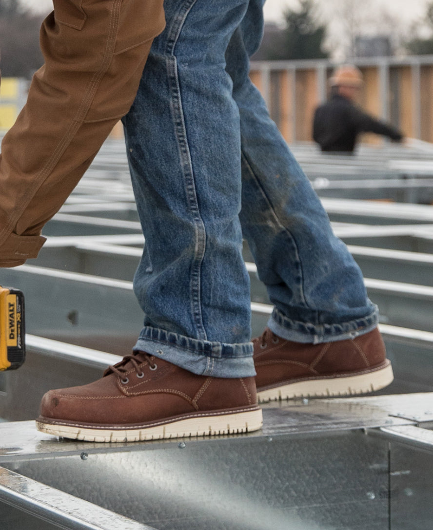 Men's San Jose 6" Boot (Soft Toe) Gingerbread/Off White | Keen