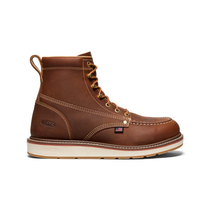 Men's Liberty 6" Boot (Soft Toe) Leather Brown/Birch | Keen