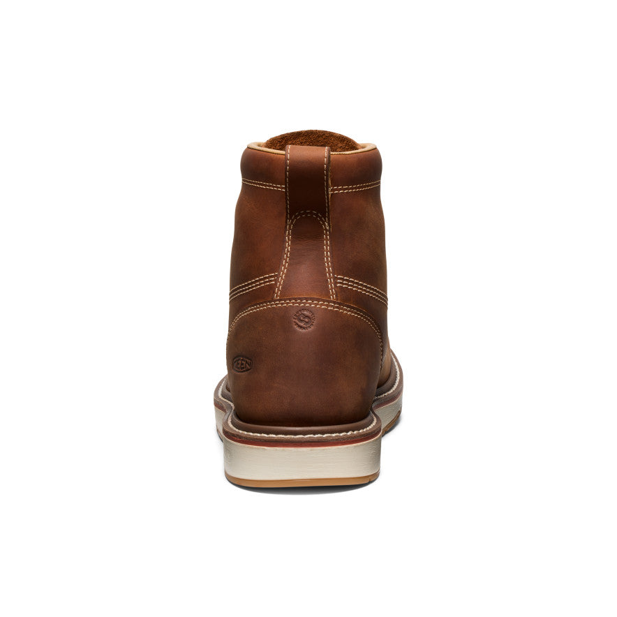 Men's Liberty 6" Boot (Soft Toe) Leather Brown/Birch | Keen