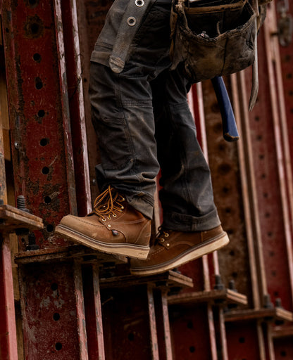 Men's Liberty 6" Boot (Soft Toe) Leather Brown/Birch | Keen