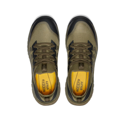 Men's Arvada Shift Work Sneaker (Carbon Toe) Martini Olive/Black | Keen