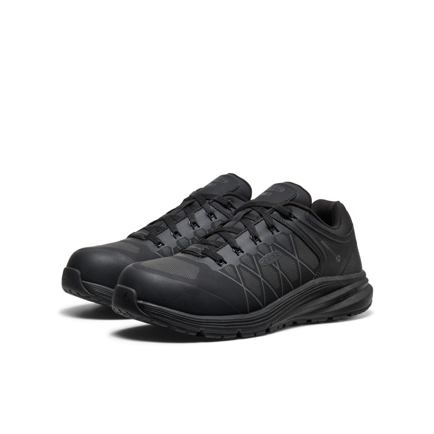 Men's Vista Energy XT Work Sneaker INT MET (Carbon Toe) Black/Magnet | Keen