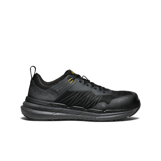 Men's Speedworks Work Sneaker (Carbon Toe) Black/Steel Grey | Keen