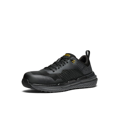 Men's Speedworks Work Sneaker (Carbon Toe) Black/Steel Grey | Keen