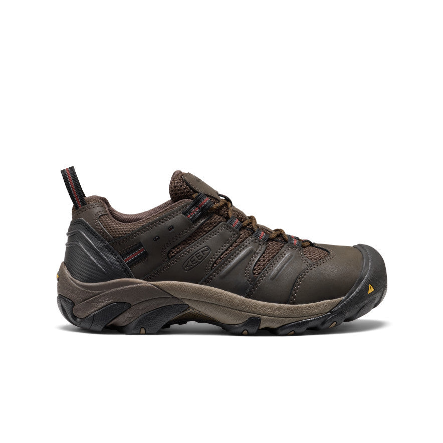Men's Lansing Low (Steel Toe) Cascade Brown/Fired Brick | Keen