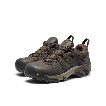Men's Lansing Low (Steel Toe) Cascade Brown/Fired Brick | Keen