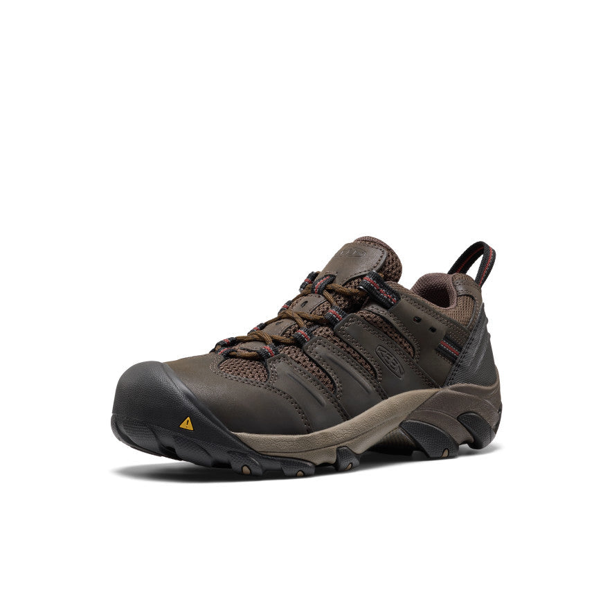 Men's Lansing Low (Steel Toe) Cascade Brown/Fired Brick | Keen