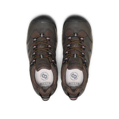 Men's Lansing Low (Steel Toe) Cascade Brown/Fired Brick | Keen