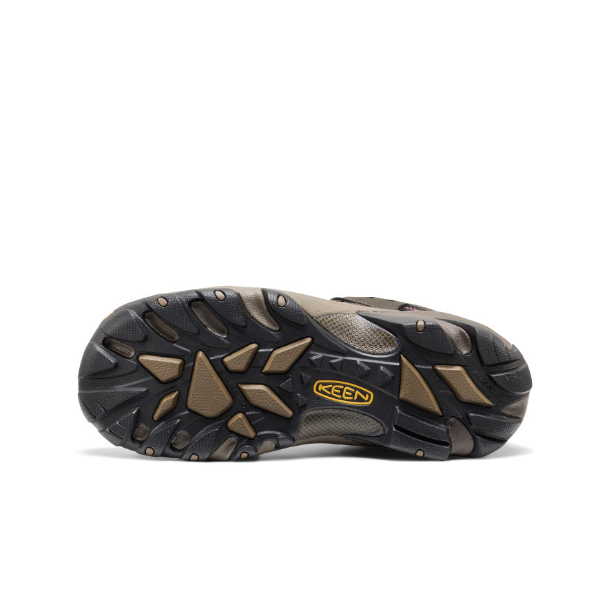 Men's Lansing Low (Steel Toe) Cascade Brown/Fired Brick | Keen