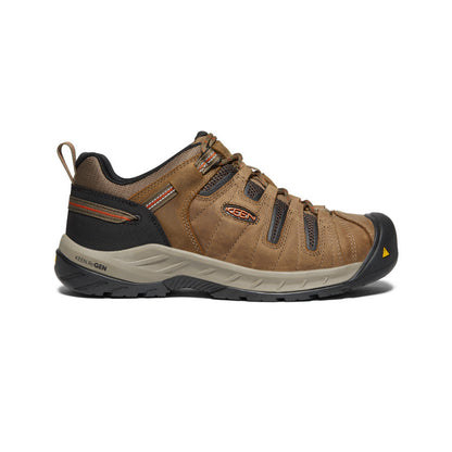 Men's Flint II (Steel Toe) Shitake/Rust | Keen
