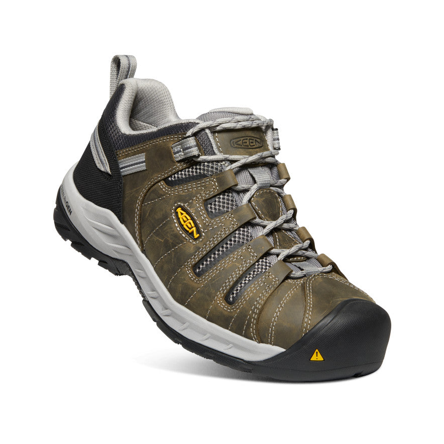 Men's Flint II (Steel Toe) Gargoyle/Paloma | Keen