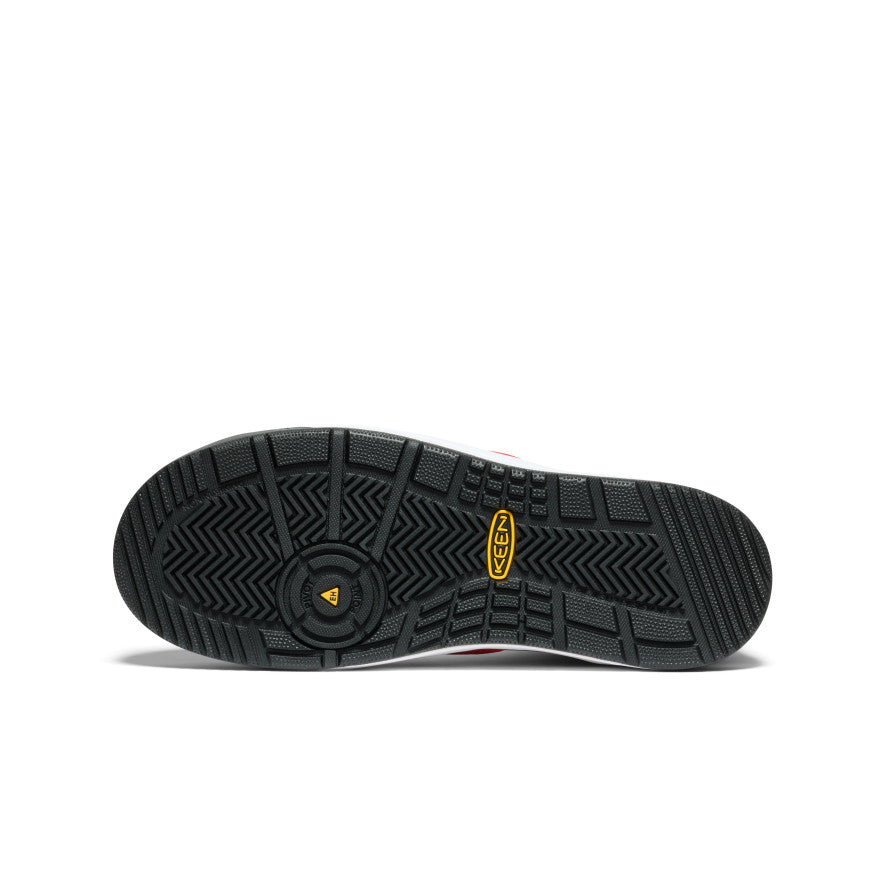 Men's Overton Mid Work Shoe (Carbon Toe) Steel Grey/Black | Keen