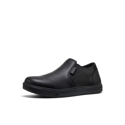 Men's Kenton Shift WTX Work Shoe (Soft Toe) Black/Black | Keen