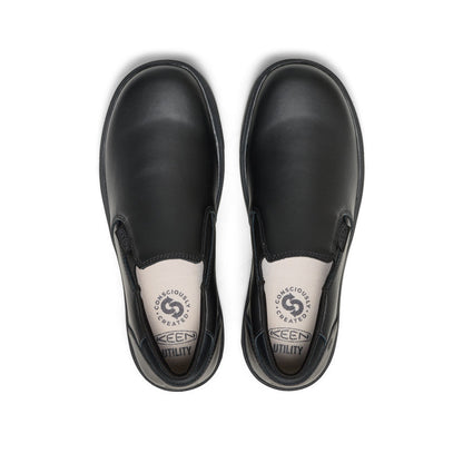 Men's Kenton Shift WTX Work Shoe (Soft Toe) Black/Black | Keen