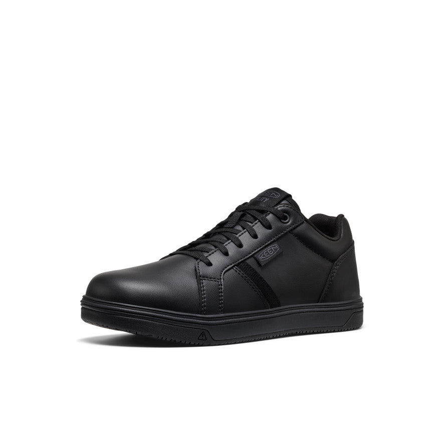 Men's Kenton WTX Work Shoe (Soft Toe) Black/Black | Keen