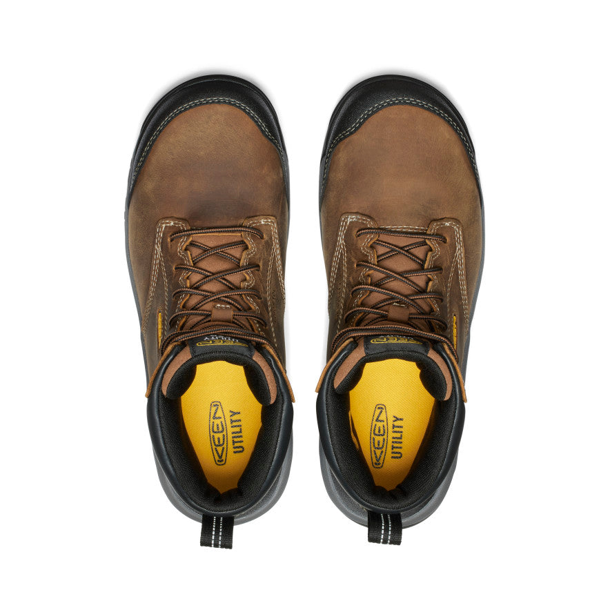 Men's Evanston 6" ESD Boot (Carbon Toe) Bison/Black | Keen