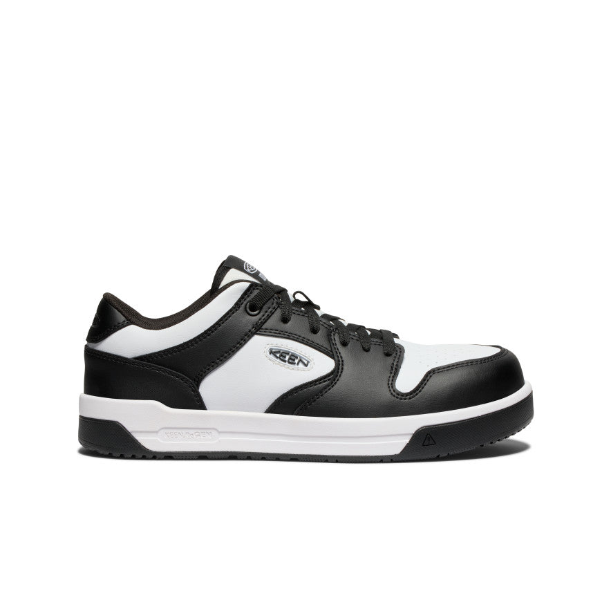Men's Overton Work Shoe (Carbon Toe) Star White/Black | Keen
