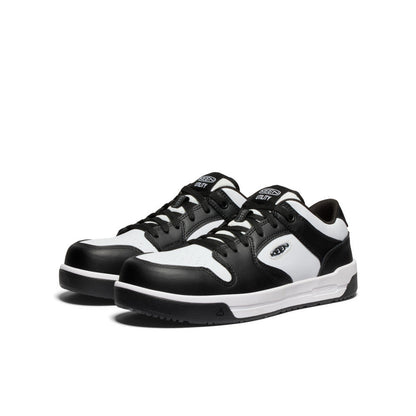 Men's Overton Work Shoe (Carbon Toe) Star White/Black | Keen