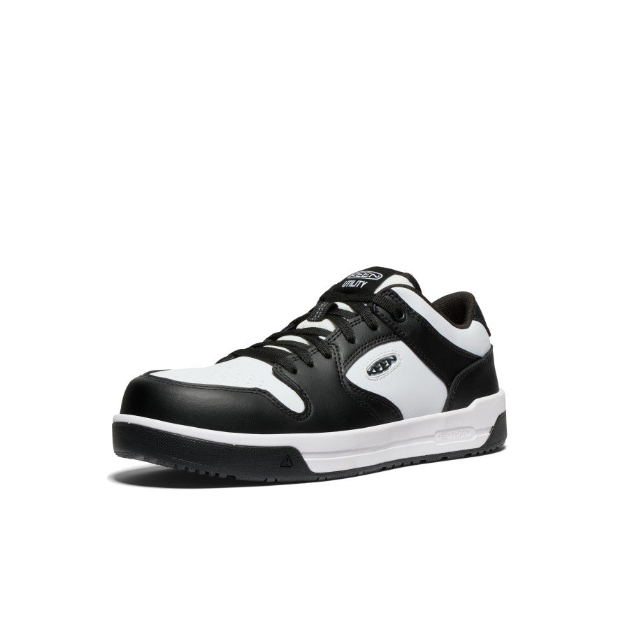 Men's Overton Work Shoe (Carbon Toe) Star White/Black | Keen