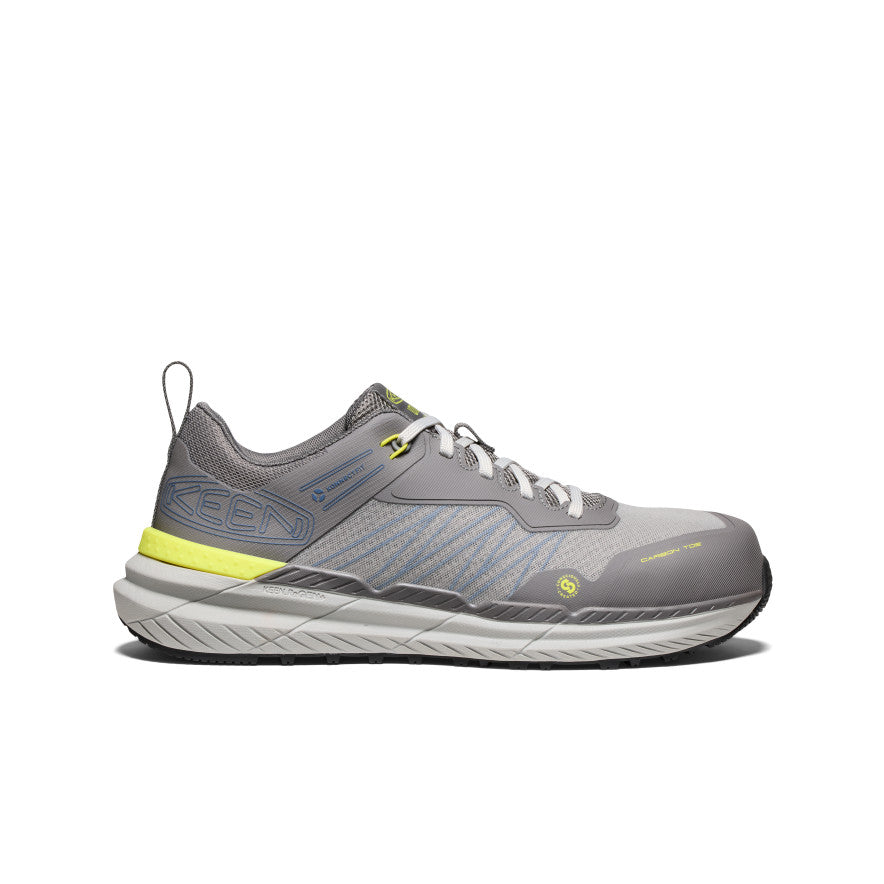 Men's Speedworks ESD Work Sneaker (Carbon Toe) Steel Grey/Vintage Indigo | Keen